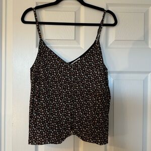 Madewell flower button tank - size 8